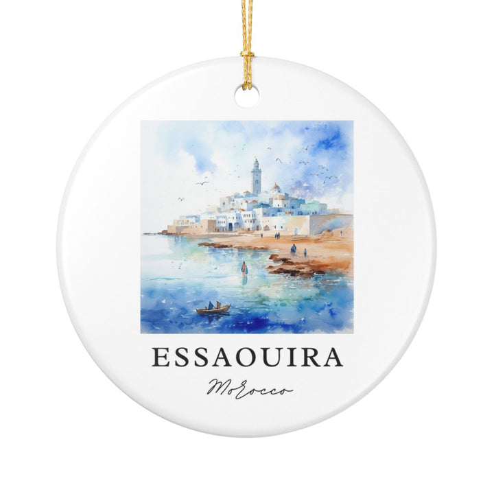 Essaouira Morocco Ornament: Unique Essaouira Souvenir, Essaouira Morocco Xmas Decor, and Authentic Essaouira Gift