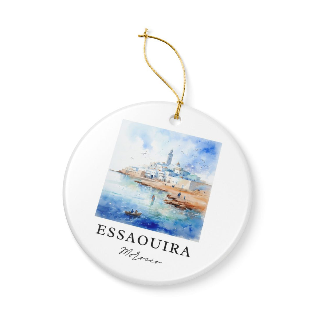 Essaouira Morocco Ornament: Unique Essaouira Souvenir, Essaouira Morocco Xmas Decor, and Authentic Essaouira Gift