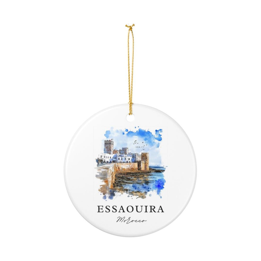 Essaouira Morocco Ornament: Unique Essaouira Souvenir, Essaouira Morocco Xmas Decor, and Authentic Essaouira Gift