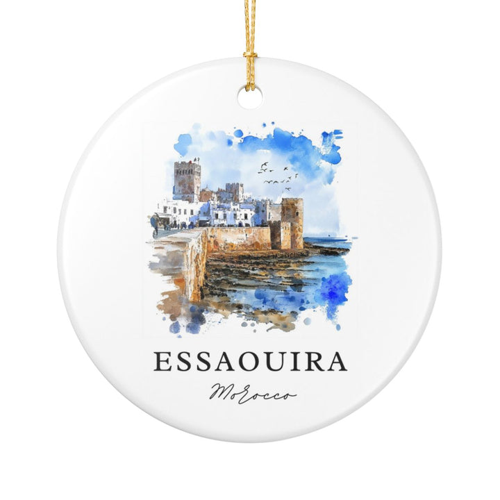 Essaouira Morocco Ornament: Unique Essaouira Souvenir, Essaouira Morocco Xmas Decor, and Authentic Essaouira Gift