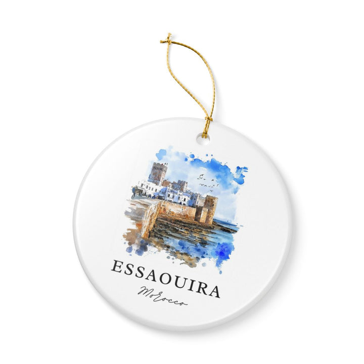 Essaouira Morocco Ornament: Unique Essaouira Souvenir, Essaouira Morocco Xmas Decor, and Authentic Essaouira Gift