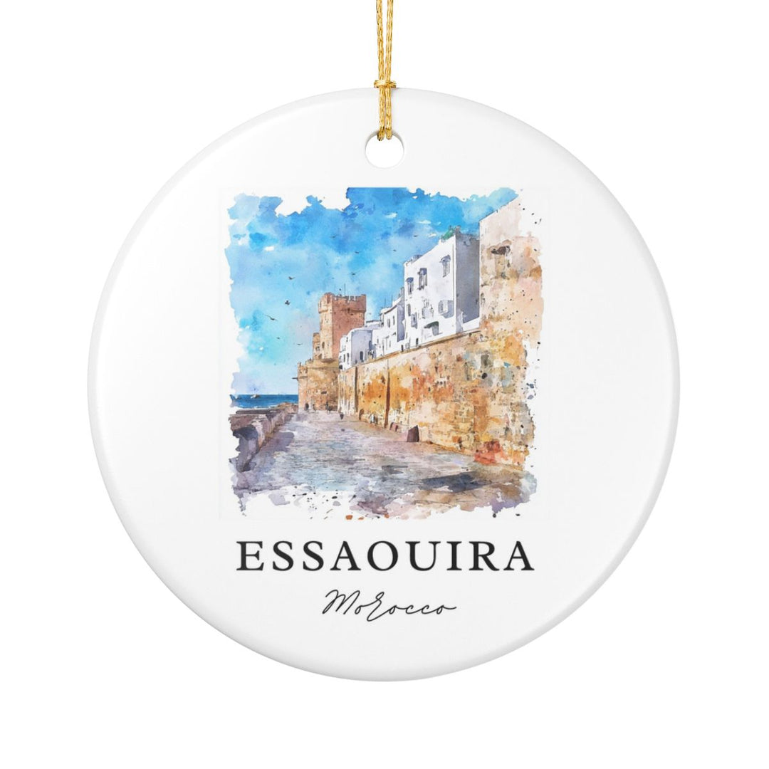 Essaouira Morocco Ornament: Unique Essaouira Souvenir, Essaouira Morocco Xmas Decor, and Authentic Essaouira Gift