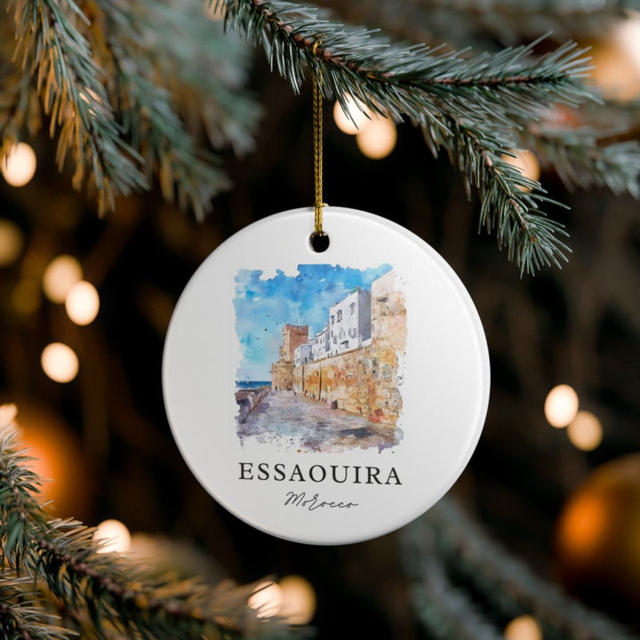 Essaouira Morocco Ornament: Unique Essaouira Souvenir, Essaouira Morocco Xmas Decor, and Authentic Essaouira Gift