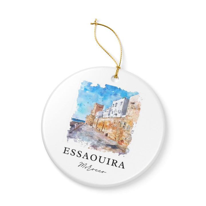 Essaouira Morocco Ornament: Unique Essaouira Souvenir, Essaouira Morocco Xmas Decor, and Authentic Essaouira Gift