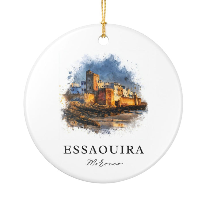 Essaouira Morocco Ornament: Unique Essaouira Souvenir, Essaouira Morocco Xmas Decor, and Authentic Essaouira Gift