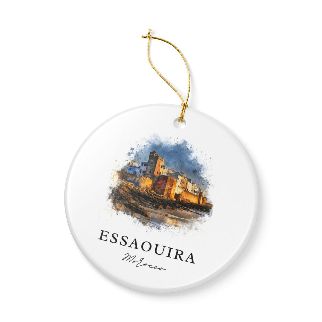 Essaouira Morocco Ornament: Unique Essaouira Souvenir, Essaouira Morocco Xmas Decor, and Authentic Essaouira Gift