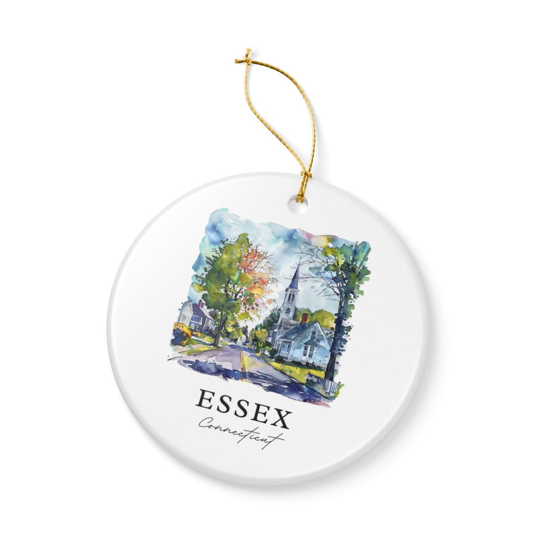 Essex Connecticut Ornament: Unique Essex Connecticut Souvenir, Essex Connecticut Xmas Decor, and Authentic Essex Connecticut Gift