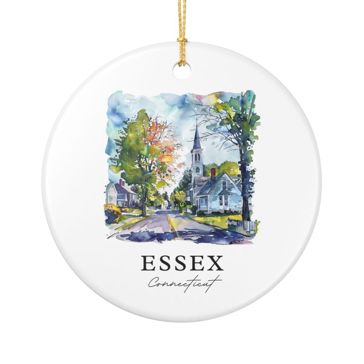 Essex Connecticut Ornament: Unique Essex Connecticut Souvenir, Essex Connecticut Xmas Decor, and Authentic Essex Connecticut Gift