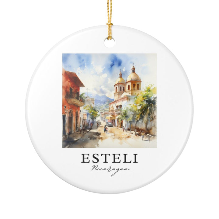 Esteli Nicaragua Ornament: Unique Esteli Nicaragua Souvenir, Esteli Nicaragua Xmas Decor, and Authentic Esteli Nicaragua Gift