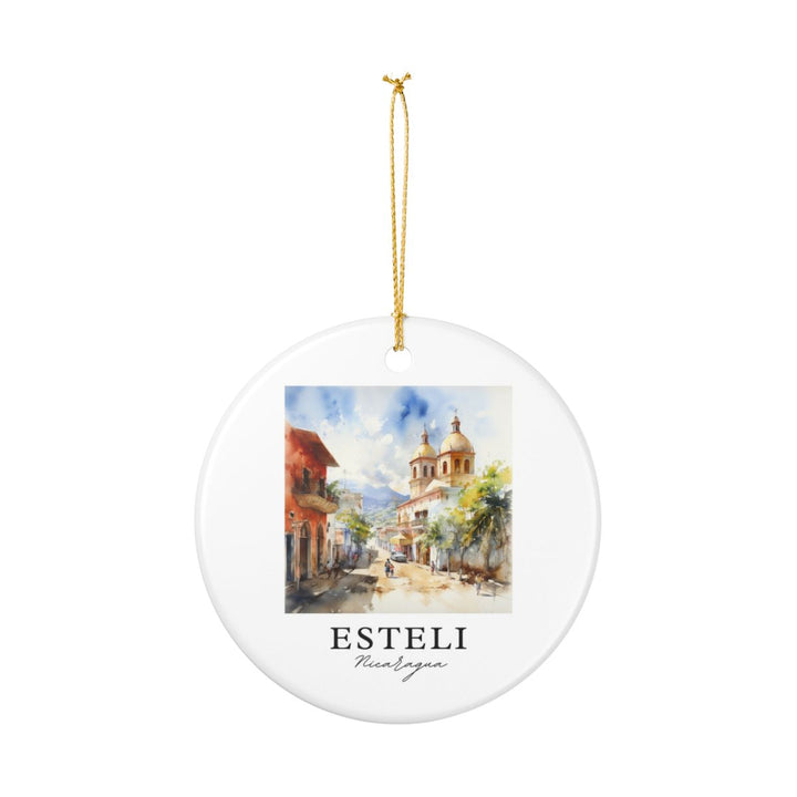 Esteli Nicaragua Ornament: Unique Esteli Nicaragua Souvenir, Esteli Nicaragua Xmas Decor, and Authentic Esteli Nicaragua Gift