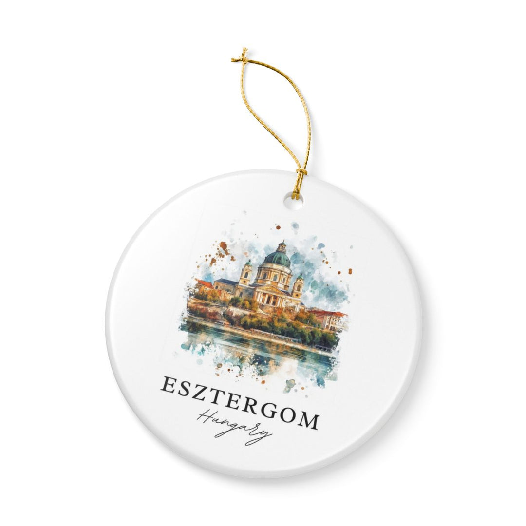 Esztergom Hungary Ornament: Unique Esztergom Souvenir, Esztergom Hungary Xmas Decor, and Authentic Esztergom Gift