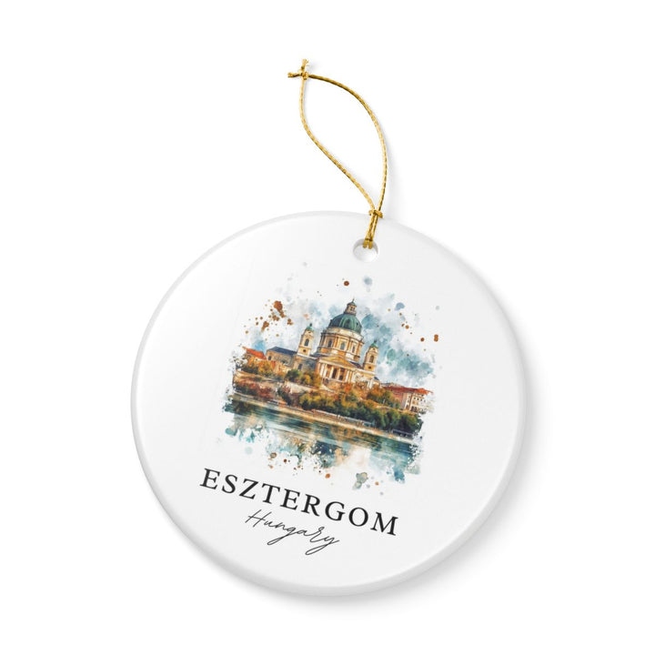 Esztergom Hungary Ornament: Unique Esztergom Souvenir, Esztergom Hungary Xmas Decor, and Authentic Esztergom Gift