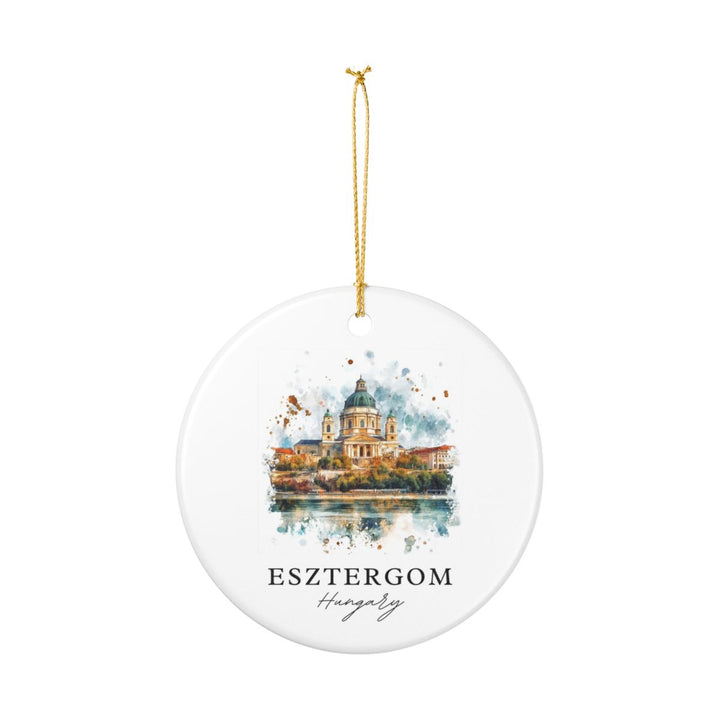 Esztergom Hungary Ornament: Unique Esztergom Souvenir, Esztergom Hungary Xmas Decor, and Authentic Esztergom Gift