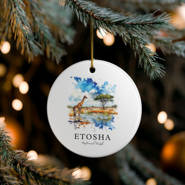 Etosha National Park Ornament: Unique Etosha National Park Souvenir, Etosha National Park Xmas Decor, and Authentic Etosha National Park Gift