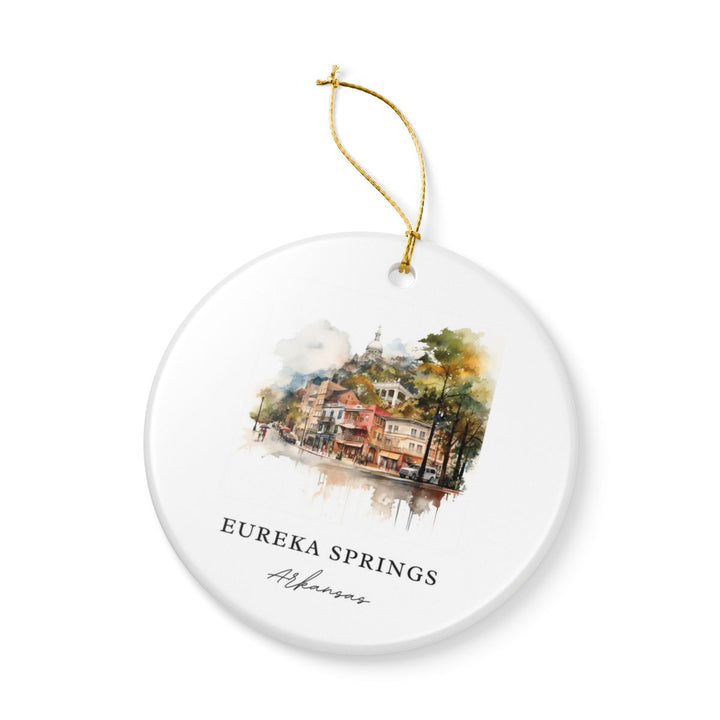 Eureka Springs Arkansas Ornament: Unique Eureka Springs Arkansas Souvenir, Eureka Springs Arkansas Xmas Decor, and Authentic Eureka Springs Arkansas Gift