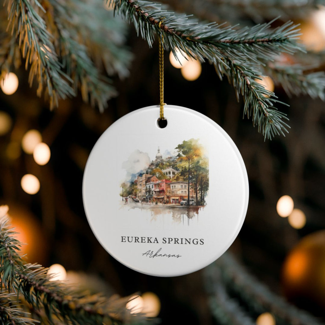 Eureka Springs Arkansas Ornament: Unique Eureka Springs Arkansas Souvenir, Eureka Springs Arkansas Xmas Decor, and Authentic Eureka Springs Arkansas Gift