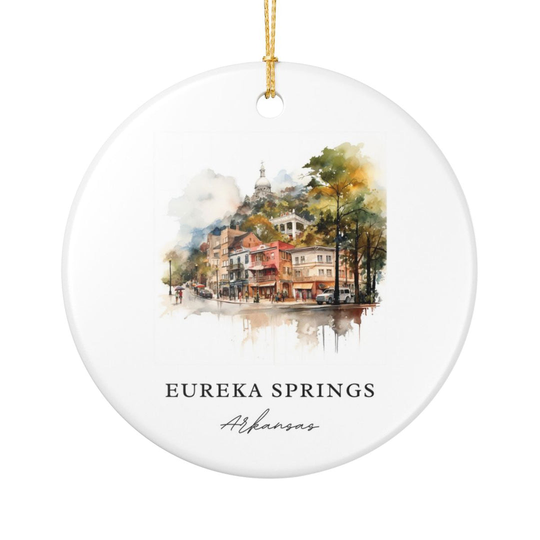 Eureka Springs Arkansas Ornament: Unique Eureka Springs Arkansas Souvenir, Eureka Springs Arkansas Xmas Decor, and Authentic Eureka Springs Arkansas Gift