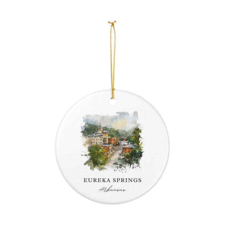 Eureka Springs Arkansas Ornament: Unique Eureka Springs Souvenir, Eureka Springs Arkansas Xmas Decor, and Authentic Eureka Springs Gift