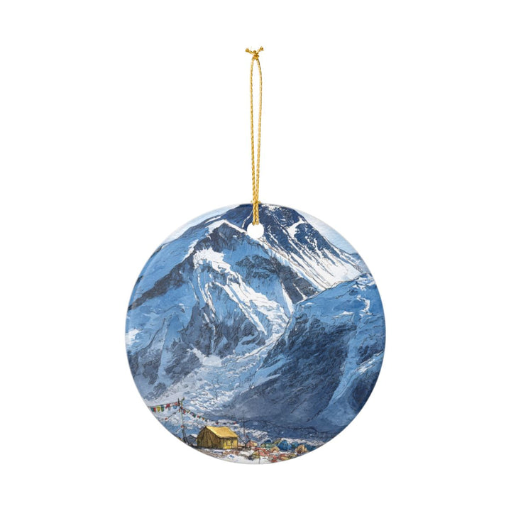 Everest Base Camp Nepal Ornament: Unique Everest Base Camp Souvenir, Everest Base Camp Nepal Xmas Decor, and Authentic Everest Base Camp Gift
