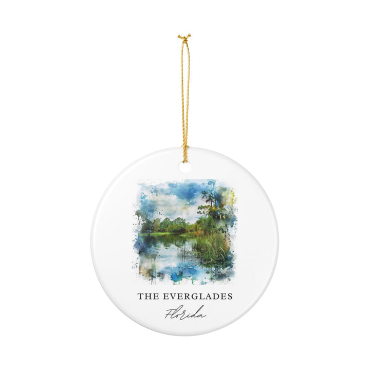 Everglades FL USA Ornament: Unique Everglades Souvenir, Everglades Florida Xmas Decor, and Authentic Everglades Gift