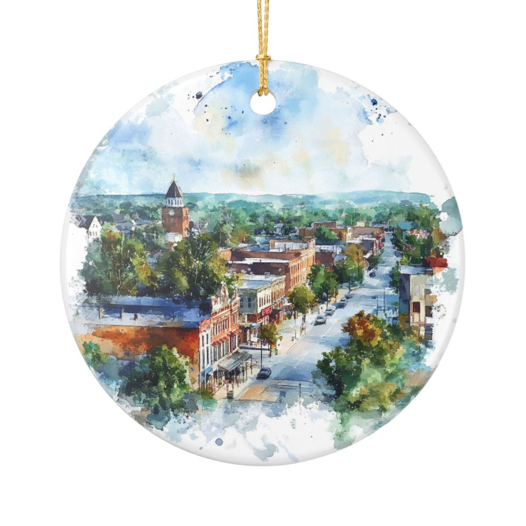 Excelsior Springs Missouri USA Ornament: Unique Excelsior Springs Souvenir, Excelsior Springs Missouri Xmas Decor, and Authentic Excelsior Springs Gift