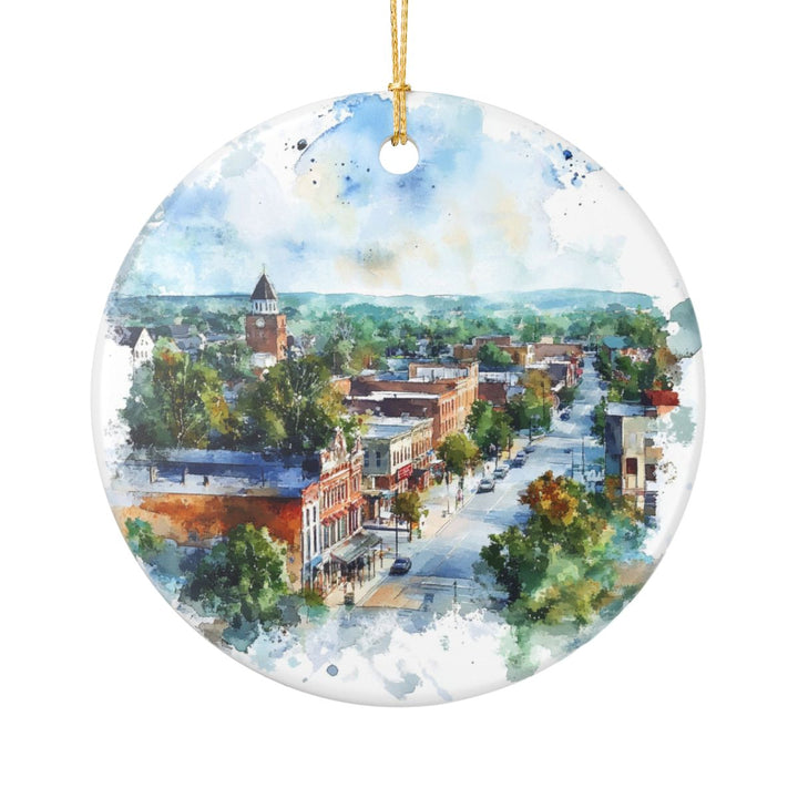 Excelsior Springs Missouri USA Ornament: Unique Excelsior Springs Souvenir, Excelsior Springs Missouri Xmas Decor, and Authentic Excelsior Springs Gift