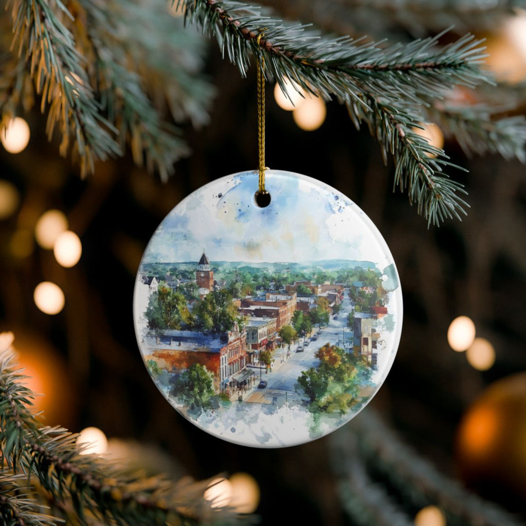 Excelsior Springs Missouri USA Ornament: Unique Excelsior Springs Souvenir, Excelsior Springs Missouri Xmas Decor, and Authentic Excelsior Springs Gift