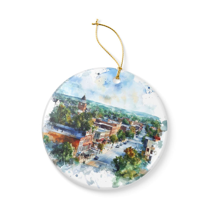 Excelsior Springs Missouri USA Ornament: Unique Excelsior Springs Souvenir, Excelsior Springs Missouri Xmas Decor, and Authentic Excelsior Springs Gift