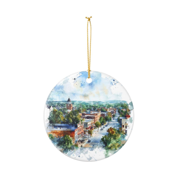 Excelsior Springs Missouri USA Ornament: Unique Excelsior Springs Souvenir, Excelsior Springs Missouri Xmas Decor, and Authentic Excelsior Springs Gift