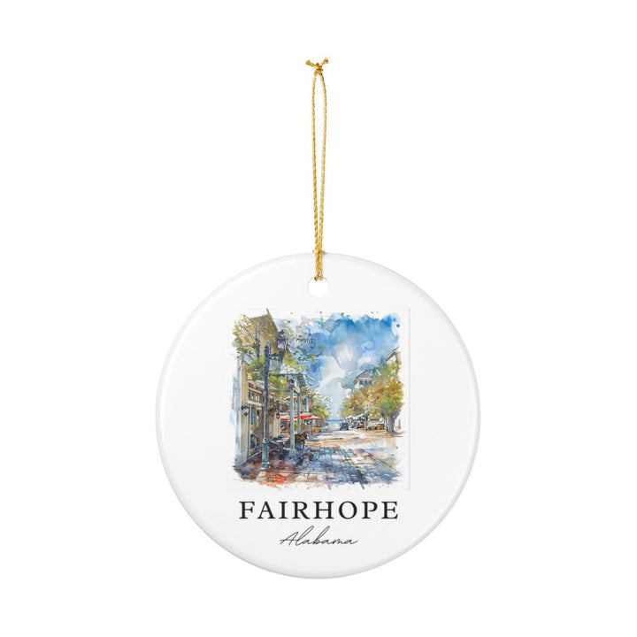 Fairhope Alabama Ornament: Unique Fairhope Alabama Souvenir, Fairhope Alabama Xmas Decor, and Authentic Fairhope Alabama Gift