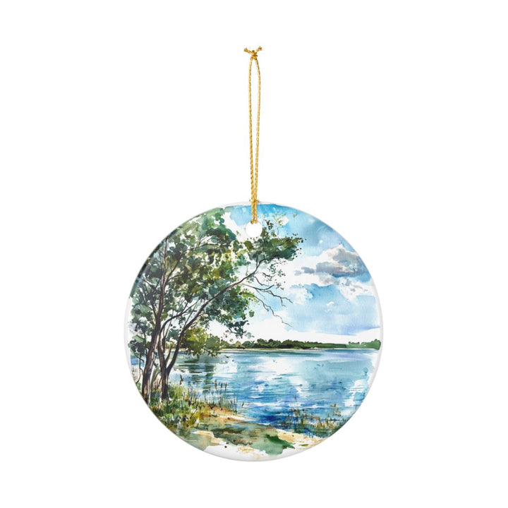 Falcon Lake Texas USA Ornament: Unique Falcon Lake Souvenir, Falcon Lake Texas Xmas Decor, and Authentic Falcon Lake Gift