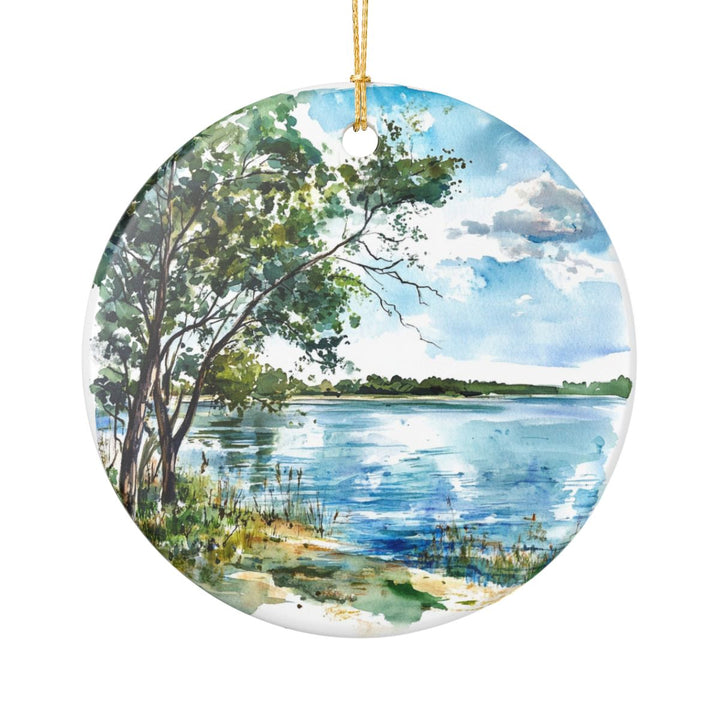Falcon Lake Texas USA Ornament: Unique Falcon Lake Souvenir, Falcon Lake Texas Xmas Decor, and Authentic Falcon Lake Gift