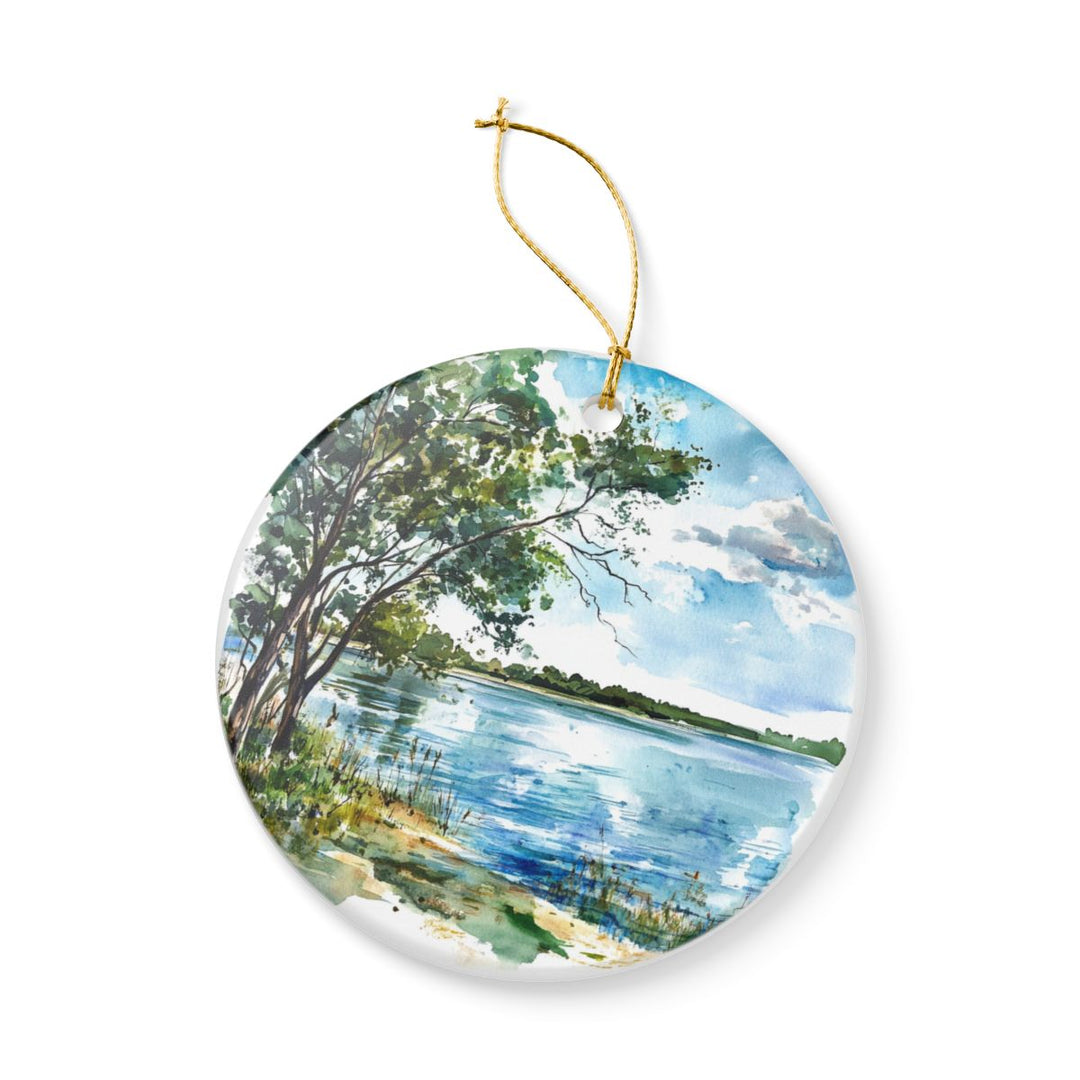 Falcon Lake Texas USA Ornament: Unique Falcon Lake Souvenir, Falcon Lake Texas Xmas Decor, and Authentic Falcon Lake Gift