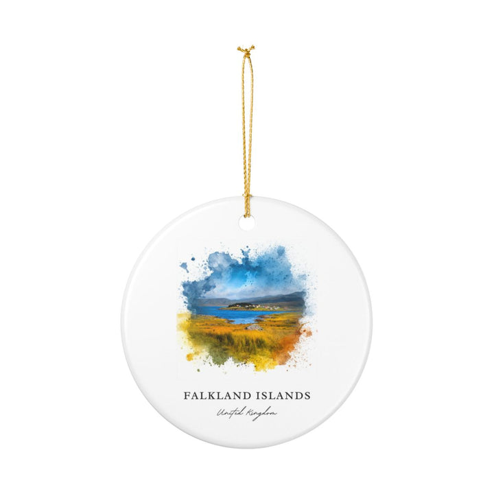 Falkland Islands United Kingdom Ornament: Unique Falkland Islands United Kingdom Souvenir, Falkland Islands United Kingdom Xmas Decor, and Authentic Falkland Islands United Kingdom Gift