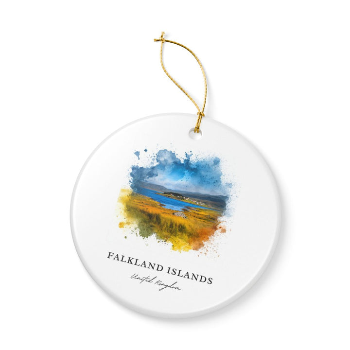 Falkland Islands United Kingdom Ornament: Unique Falkland Islands United Kingdom Souvenir, Falkland Islands United Kingdom Xmas Decor, and Authentic Falkland Islands United Kingdom Gift
