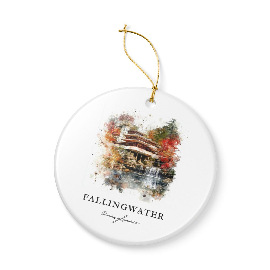 Fallingwater Pennsylvania Ornament | Christmas Travel Souvenir Gift
