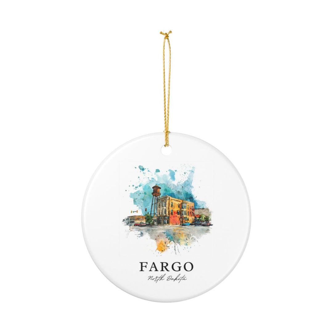 Fargo North Dakota A Ornament: Unique Fargo North Dakota A Souvenir, Fargo North Dakota A Xmas Decor, and Authentic Fargo North Dakota A Gift
