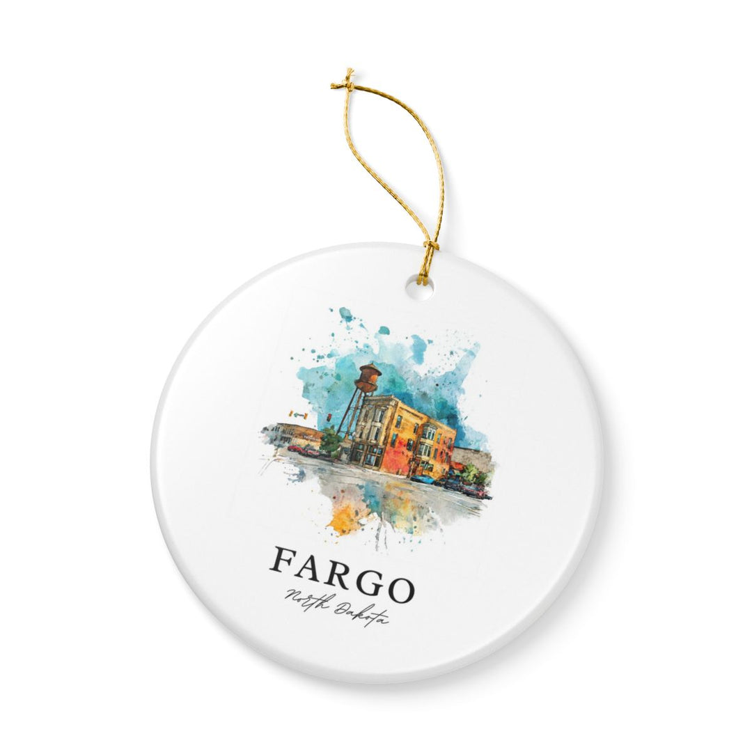 Fargo North Dakota A Ornament: Unique Fargo North Dakota A Souvenir, Fargo North Dakota A Xmas Decor, and Authentic Fargo North Dakota A Gift