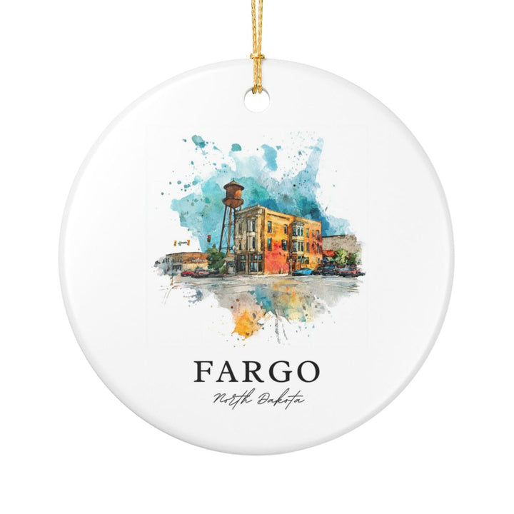 Fargo North Dakota A Ornament: Unique Fargo North Dakota A Souvenir, Fargo North Dakota A Xmas Decor, and Authentic Fargo North Dakota A Gift