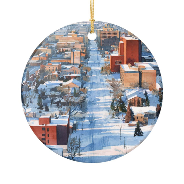 Fargo North Dakota Ornament: Unique Fargo Souvenir, Fargo North Dakota Xmas Decor, and Authentic Fargo Gift