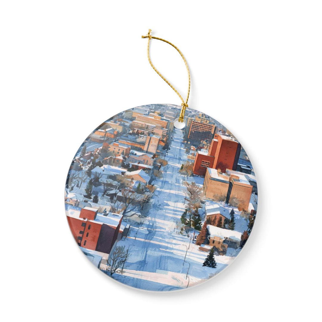 Fargo North Dakota Ornament: Unique Fargo Souvenir, Fargo North Dakota Xmas Decor, and Authentic Fargo Gift