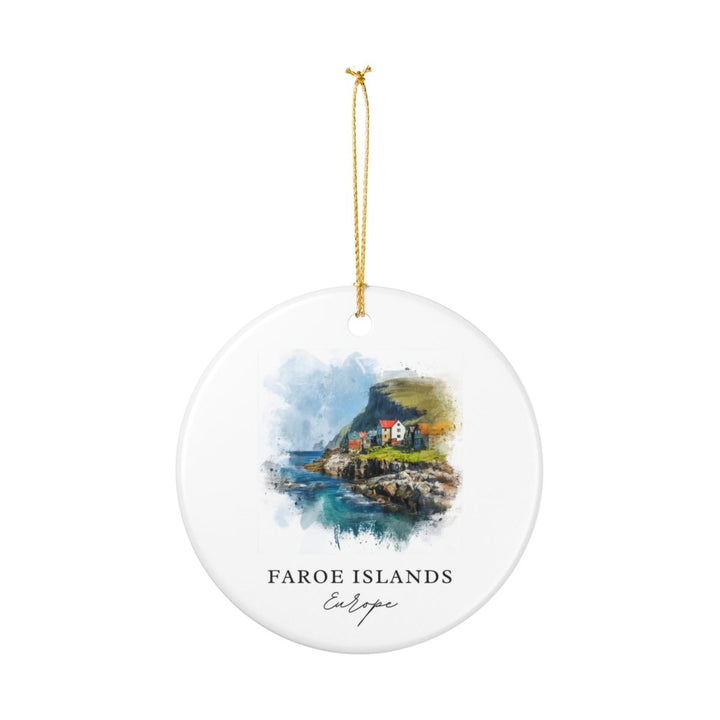 Faroe Islands Ornament: Unique Faroe Islands Souvenir, Faroe Islands Xmas Decor, and Authentic Faroe Islands Gift