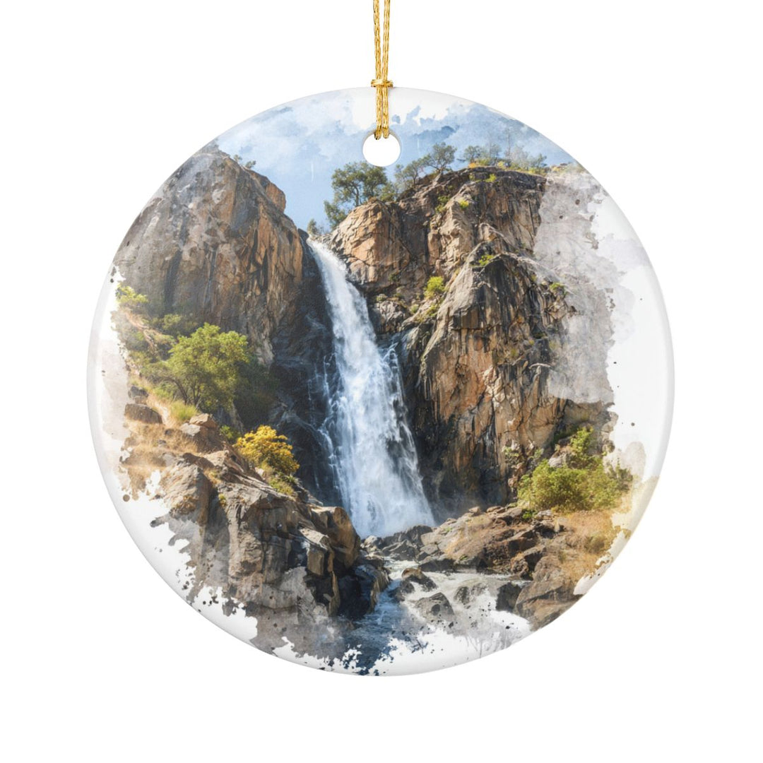 Feather Falls California USA Ornament: Unique Feather Falls Souvenir, Feather Falls California Xmas Decor, and Authentic Feather Falls Gift