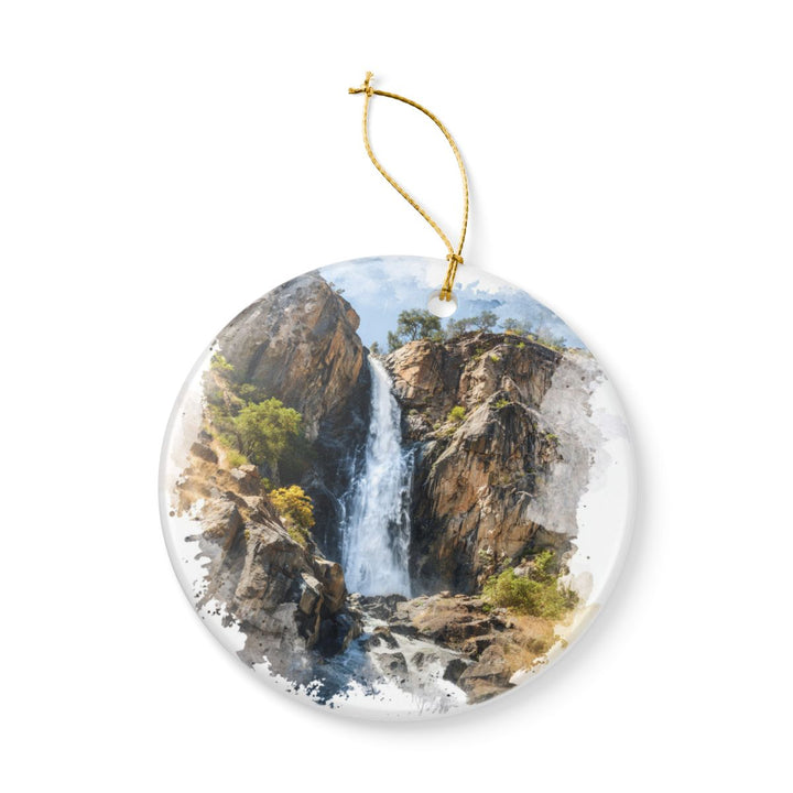 Feather Falls California USA Ornament: Unique Feather Falls Souvenir, Feather Falls California Xmas Decor, and Authentic Feather Falls Gift