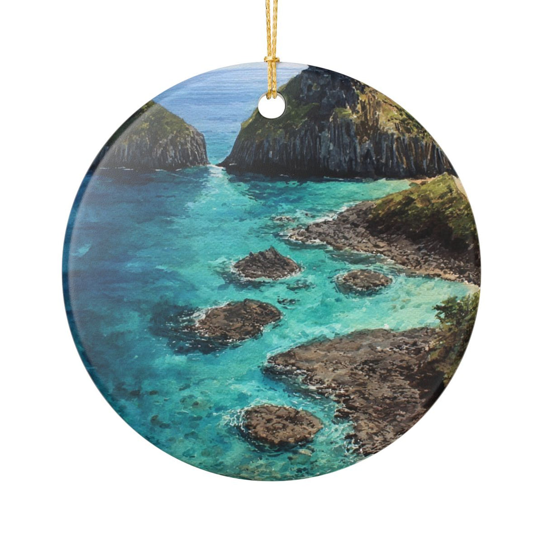 Fernando de Noronha Brazil Ornament: Unique Fernando de Noronha Souvenir, Fernando de Noronha Brazil Xmas Decor, and Authentic Fernando de Noronha Gift