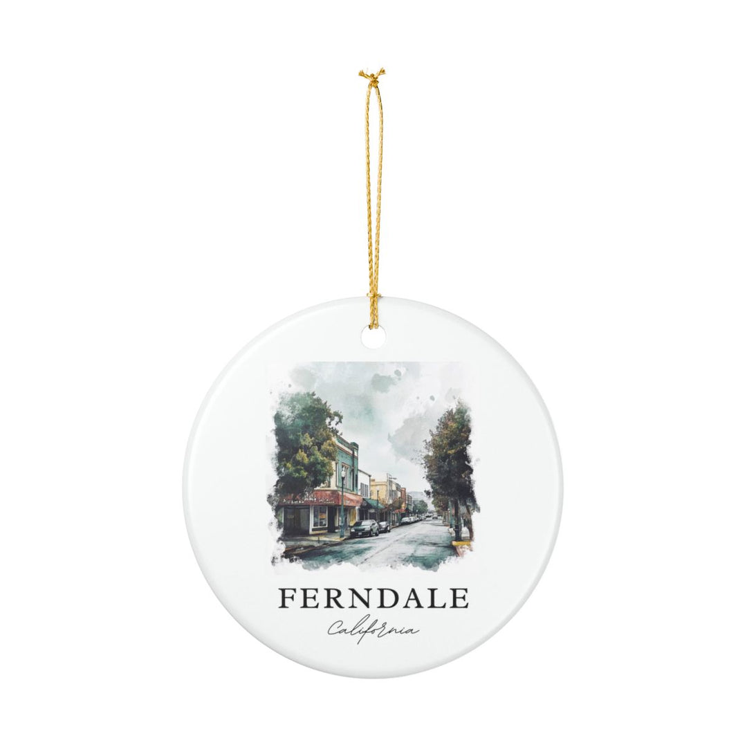 Ferndale California Ornament: Unique Ferndale California Souvenir, Ferndale California Xmas Decor, and Authentic Ferndale California Gift