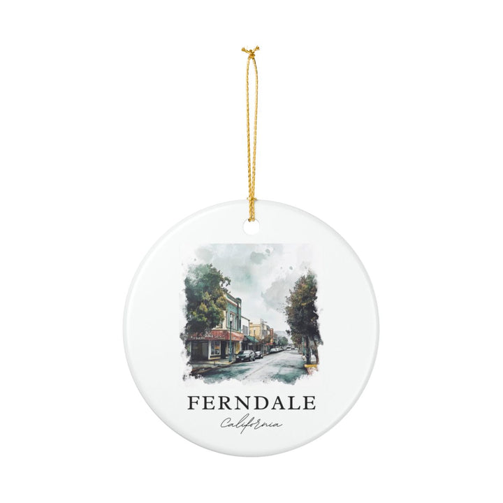 Ferndale California Ornament: Unique Ferndale California Souvenir, Ferndale California Xmas Decor, and Authentic Ferndale California Gift