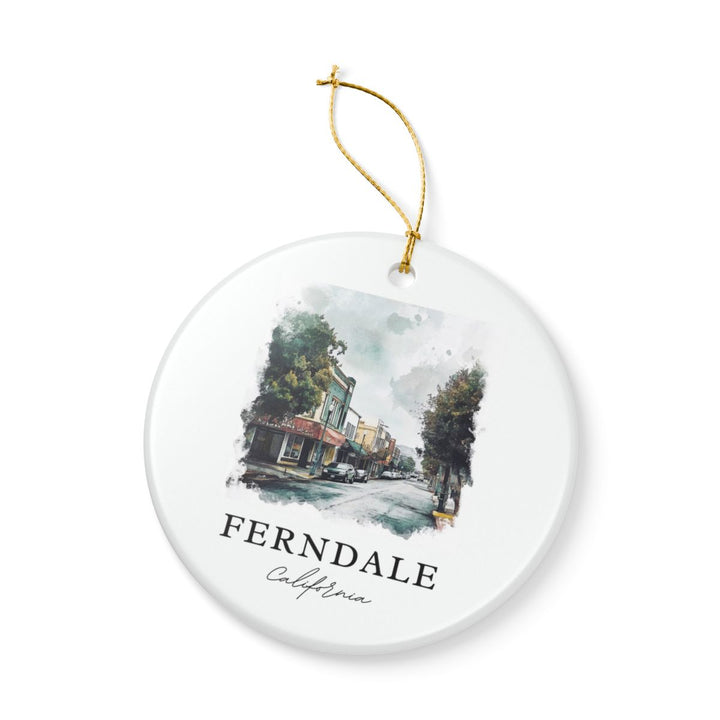 Ferndale California Ornament: Unique Ferndale California Souvenir, Ferndale California Xmas Decor, and Authentic Ferndale California Gift
