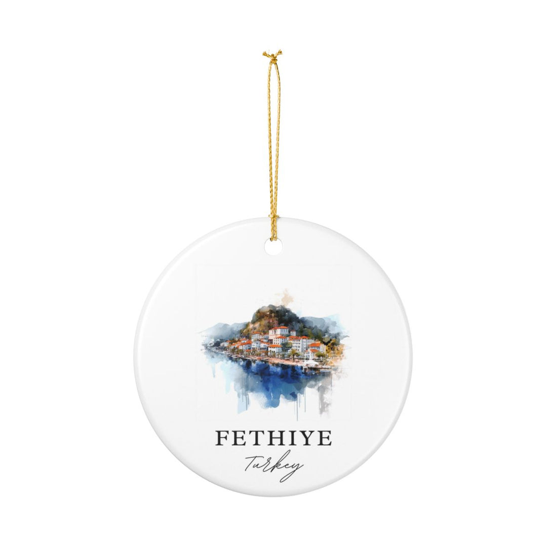 Fethiye Turkey Ornament: Unique Fethiye Souvenir, Fethiye Turkey Xmas Decor, and Authentic Fethiye Gift
