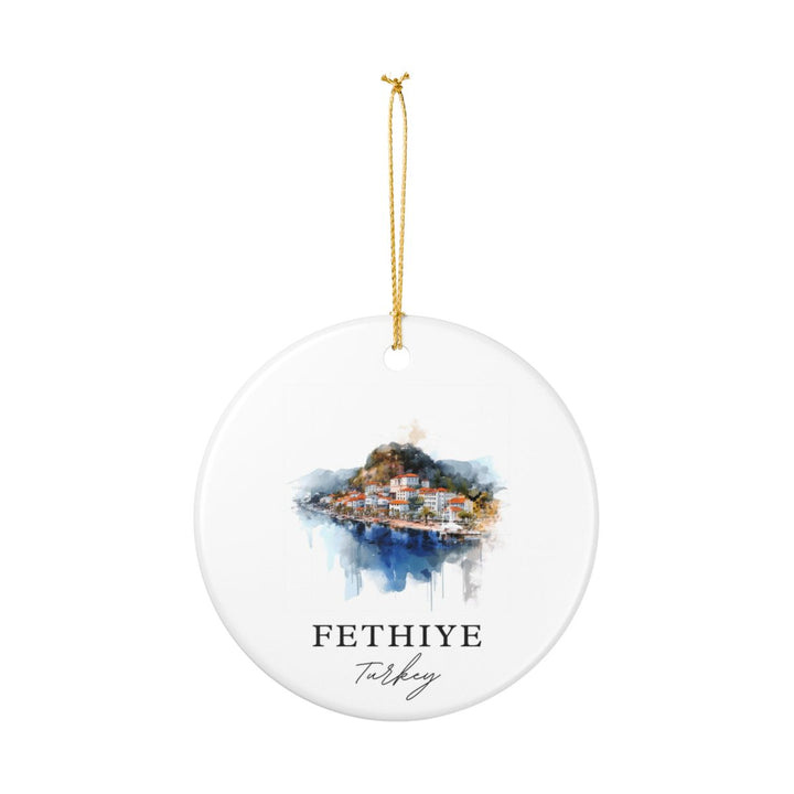 Fethiye Turkey Ornament: Unique Fethiye Souvenir, Fethiye Turkey Xmas Decor, and Authentic Fethiye Gift
